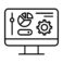 control-panel-line-icon-vector